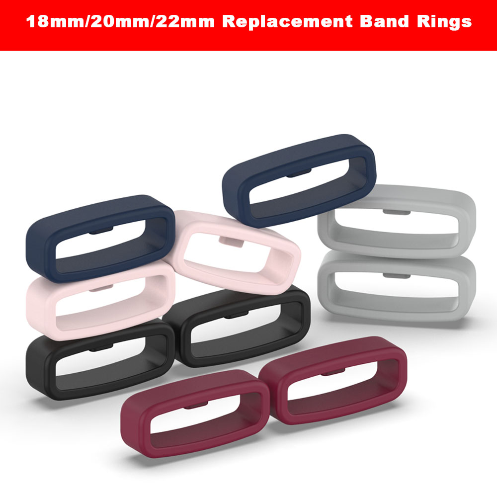 Silicone Watch Band 22Mm - 18 20 22mm Gumowy pierścień do