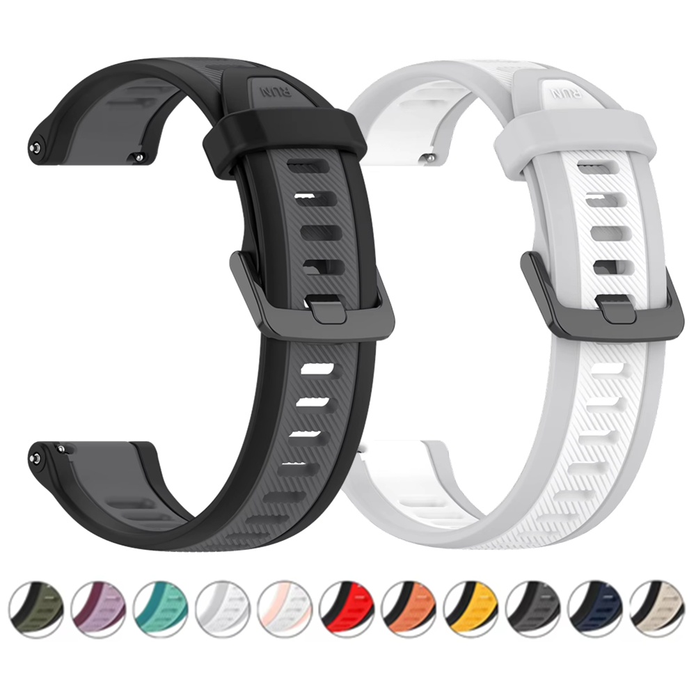 Silicone Watch Band 22Mm - Pasek silikonowy z teksturą 22mm 20mm