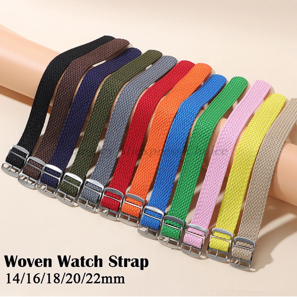 Perlon Strap Woven - 14mm 16mm 18mm 20mm 22mm Tkanina