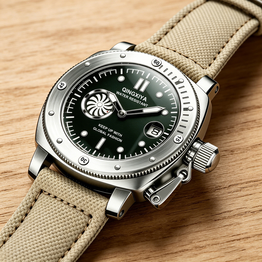 Canvas Strap Watch - Stylowe Kreatywne Zegarki Kwarcowe z Paskiem