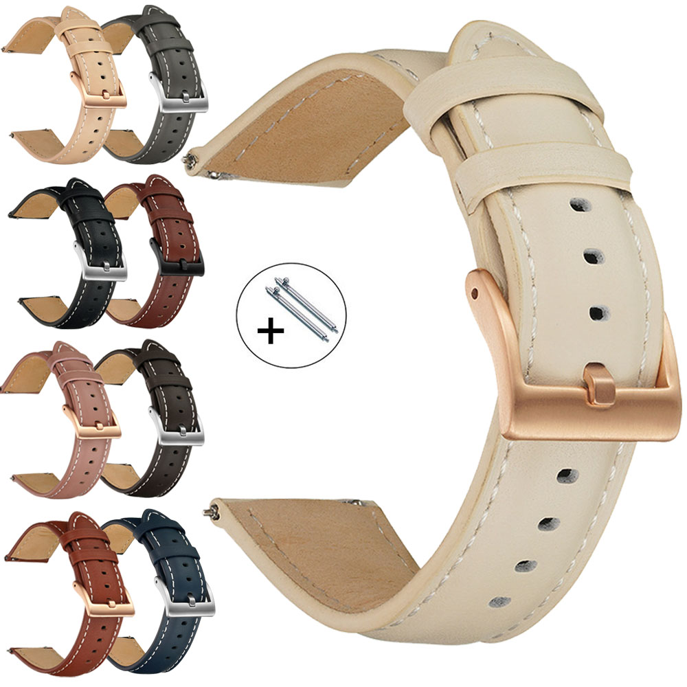 Leather Strap Quick Release - Pasek do zegarka z prawdziwej skóry