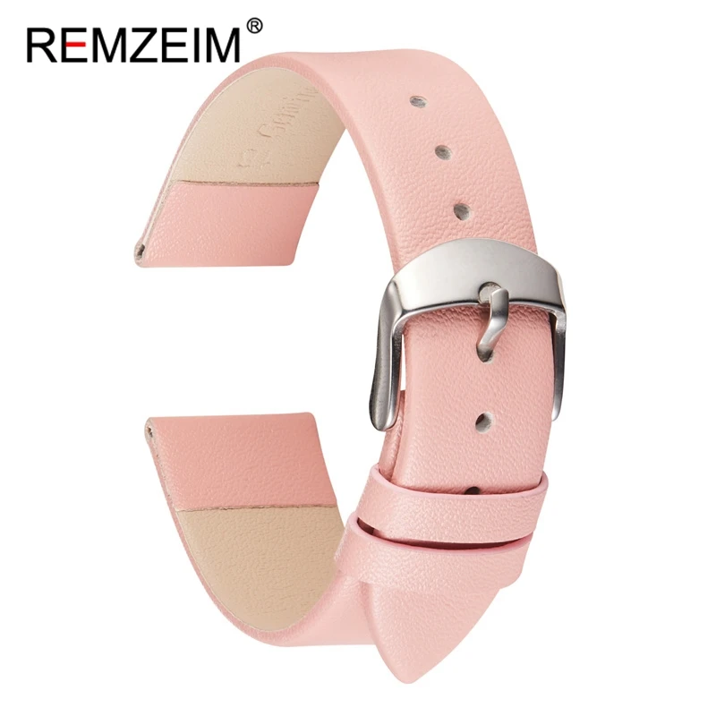 Suede Strap Watch - REMZEIM miękkie ultracienkie skórzane paski do