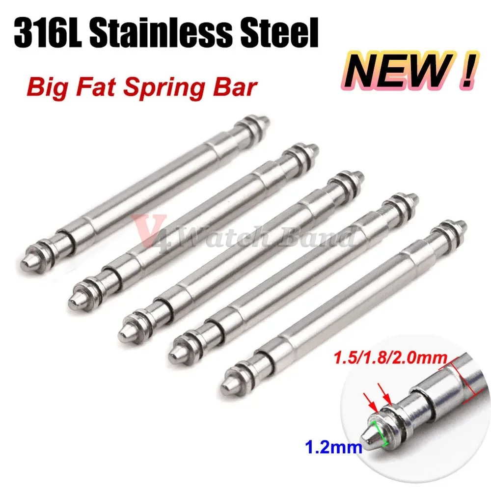 Spring Bar Tool Set - 316L Stal nierdzewna Duży gruby pasek