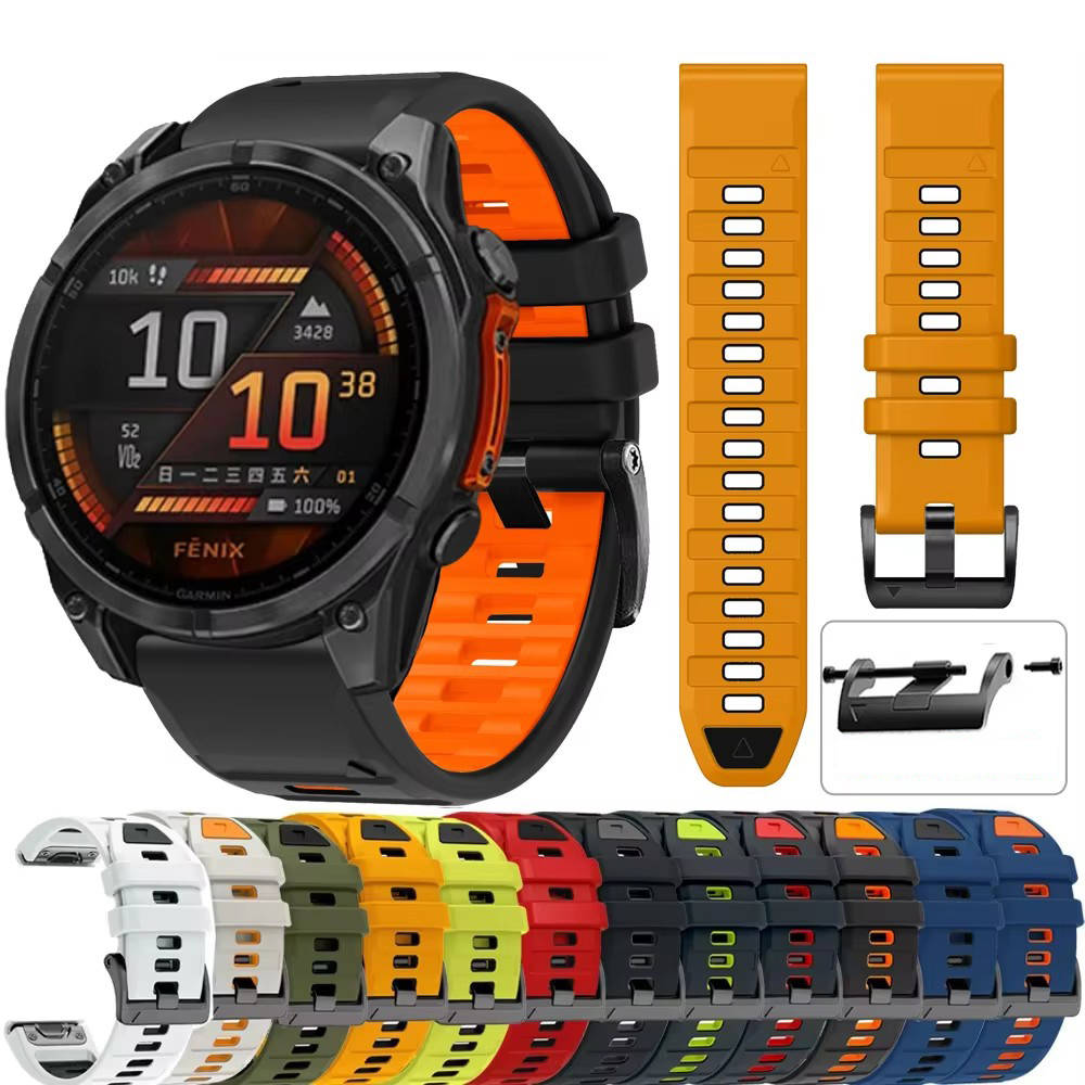 Silicone Watch Band 22Mm - Pasek silikonowy QuickFit 26mm 22mm do