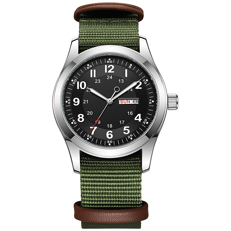 Canvas Strap Watch - Męski zegarek 42mm z 2026 roku,