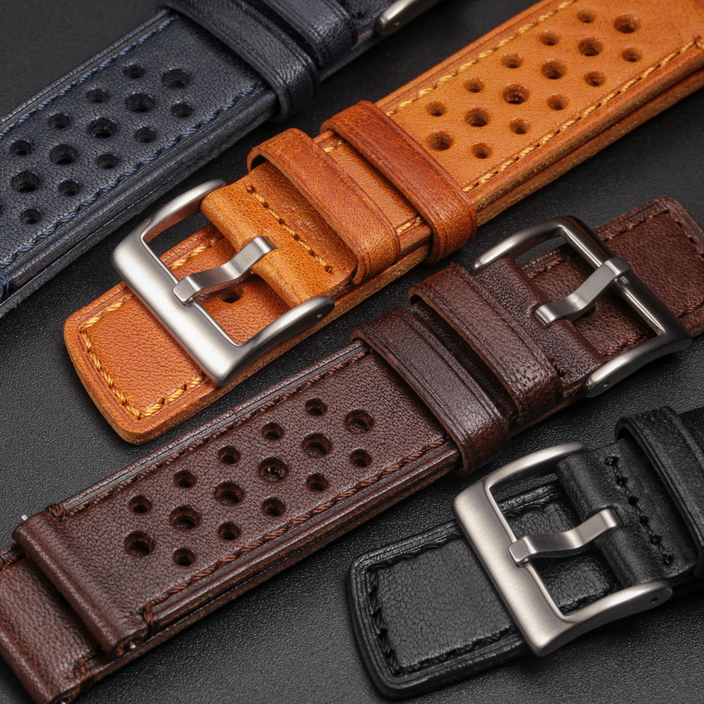 Suede Strap Watch - Hemsut Pasek do zegarka ze skóry