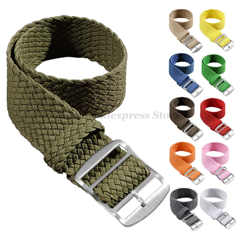 Perlon Strap Woven - Tkany nylonowy pasek do zegarka Perlon