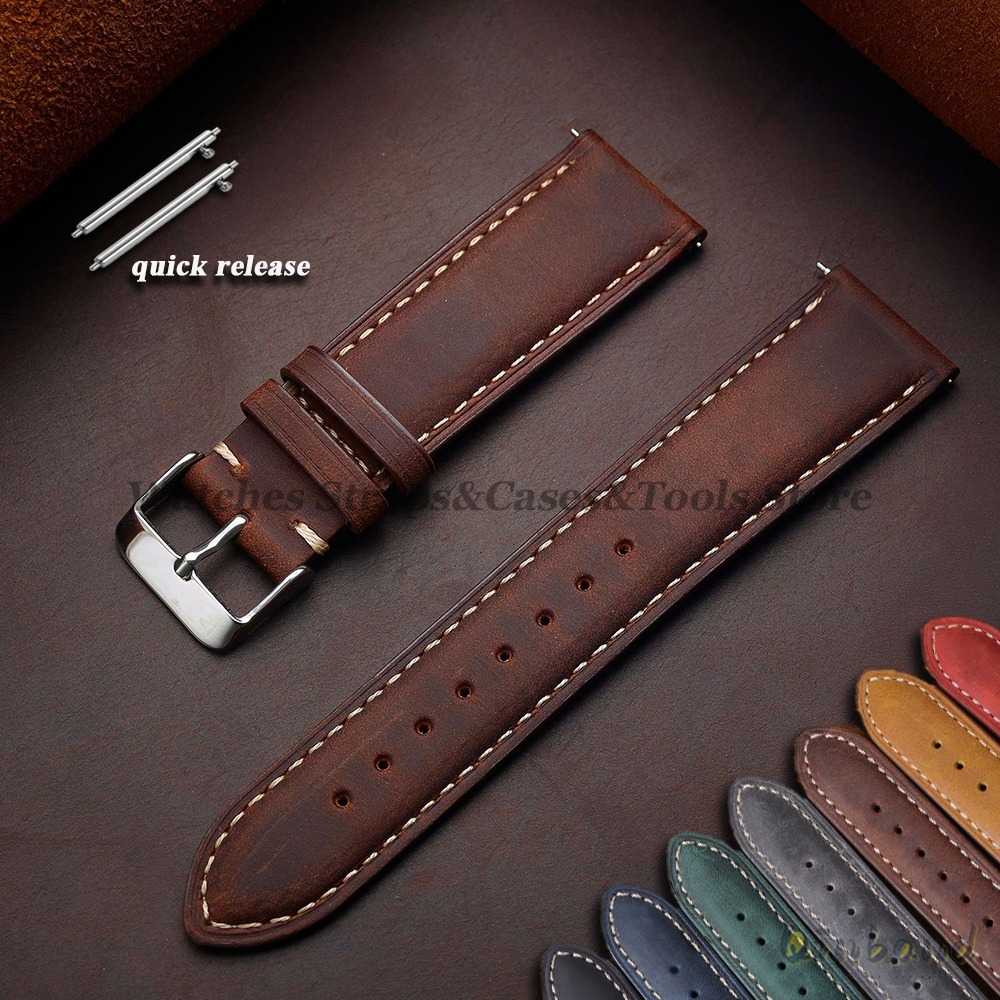 Leather Strap Quick Release - Pasek do zegarka ze skóry bydlęcej
