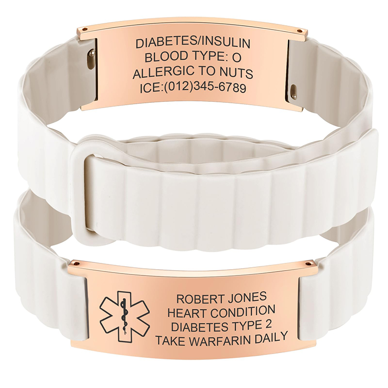 Personalizowana medyczna brans – Silicone Band Women recenzja i cena