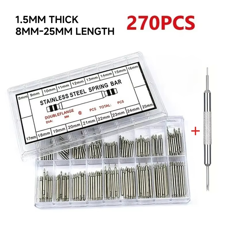 Zestaw 270 szt. sprężynowych t – Spring Bar Tool Set recenzja i cena