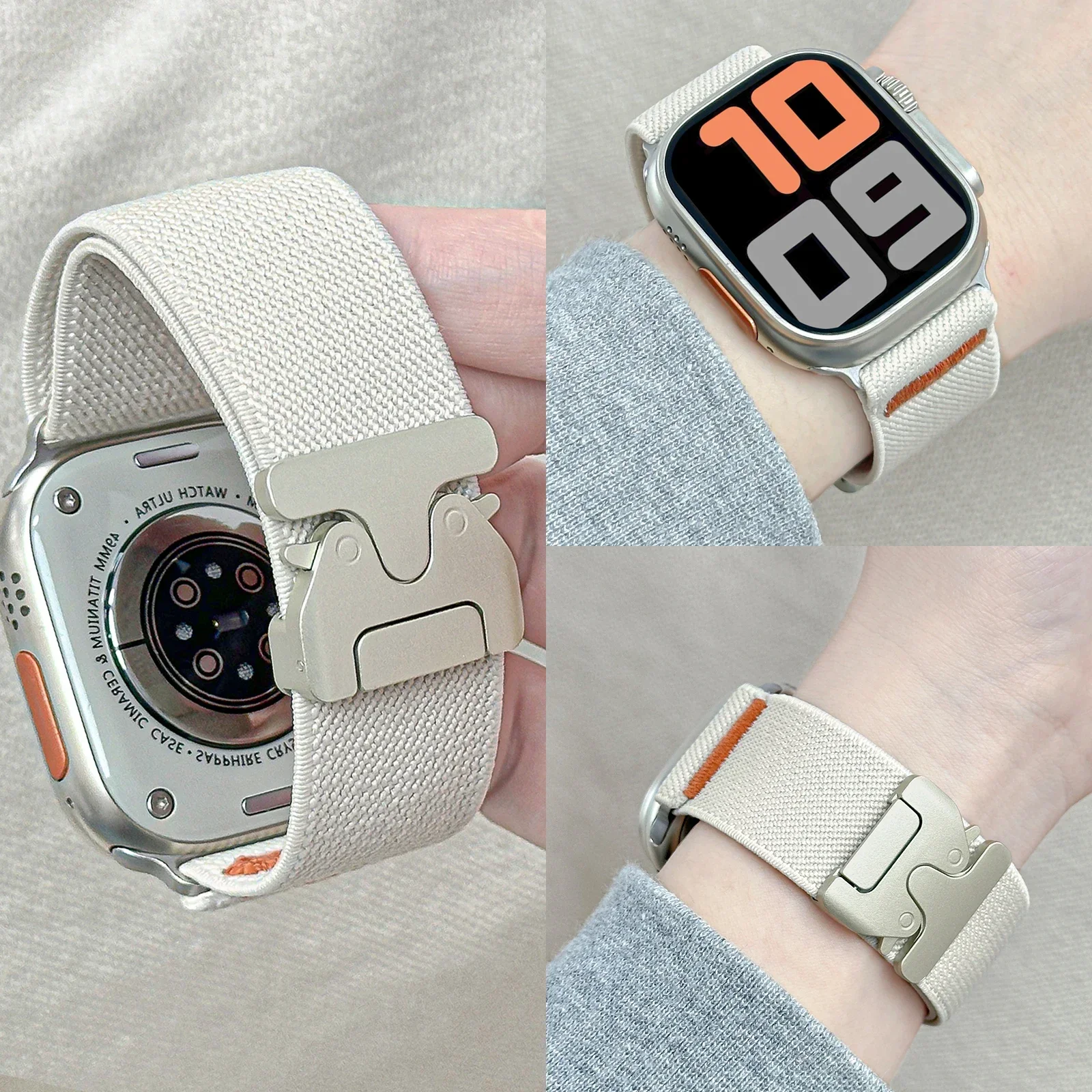 Nylonowy pasek do Apple Watch  – Parachute Strap Elastic recenzja i cena