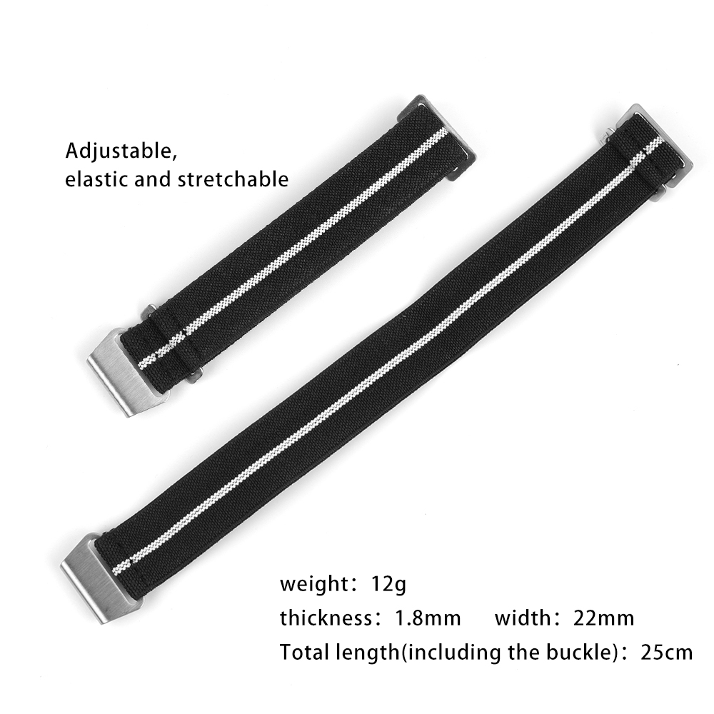 Zegarek nylonowy pasek 18mm 20 – Parachute Strap Elastic recenzja i cena