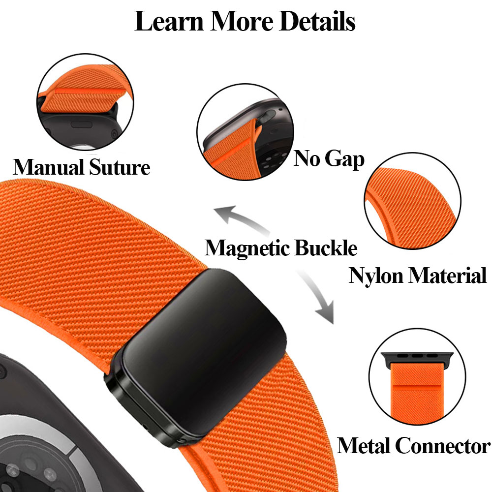 Nylonowy pasek z pętelką do Ap – Milanese Loop Magnetic recenzja i cena