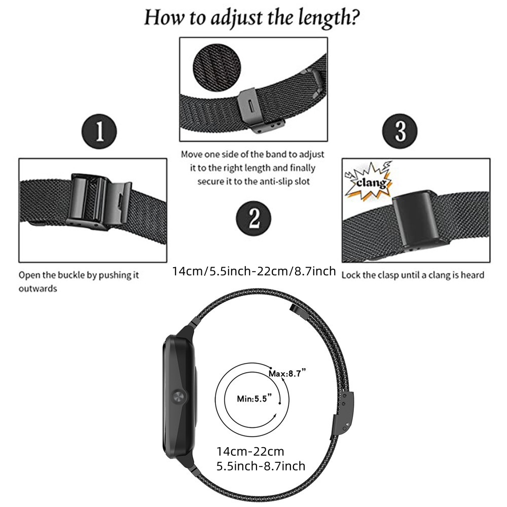 Metalowe paski do Garmin Venu  – Mesh Strap Metal recenzja i cena
