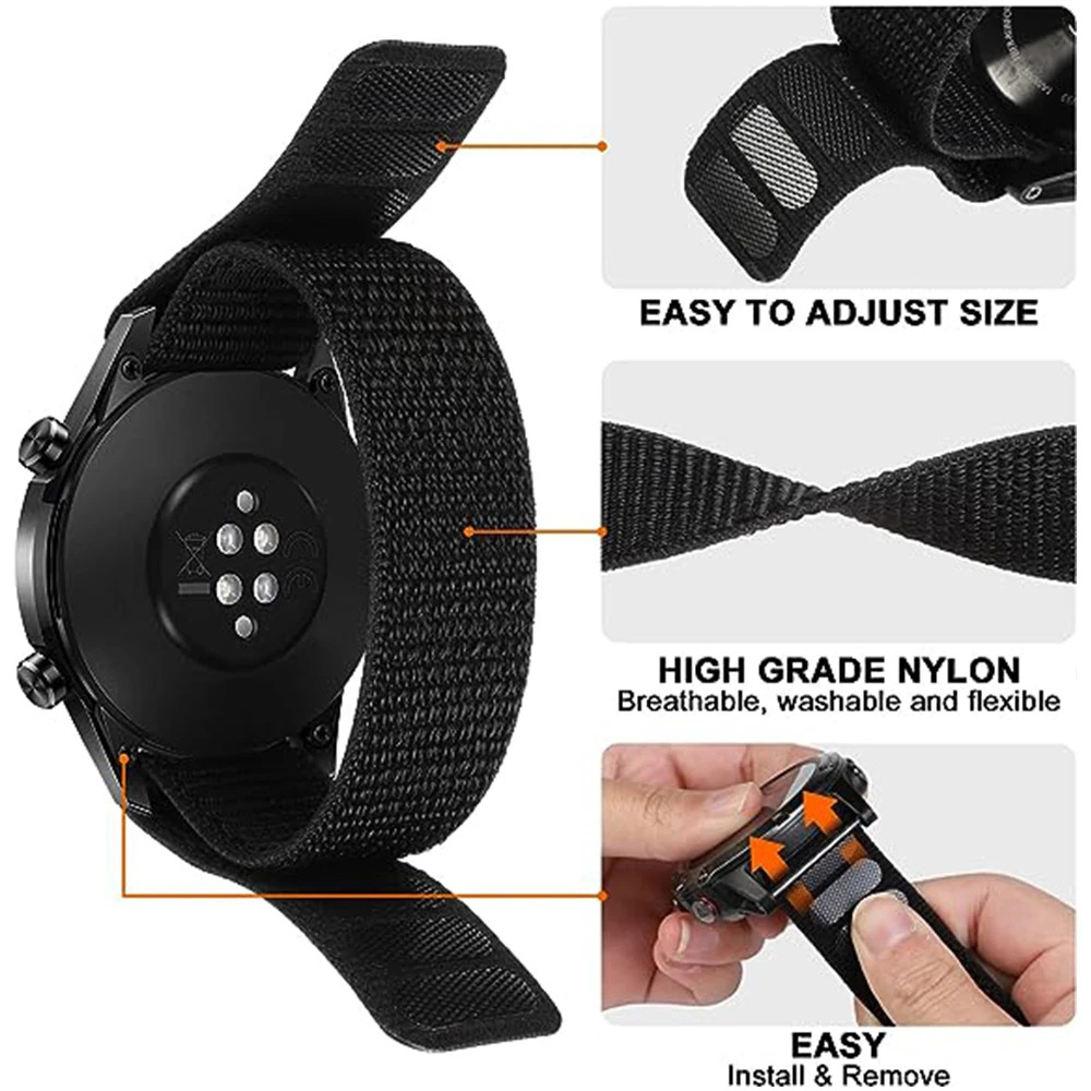 Pasek do zegarka z nylonu z za – Sport Loop Velcro recenzja i cena