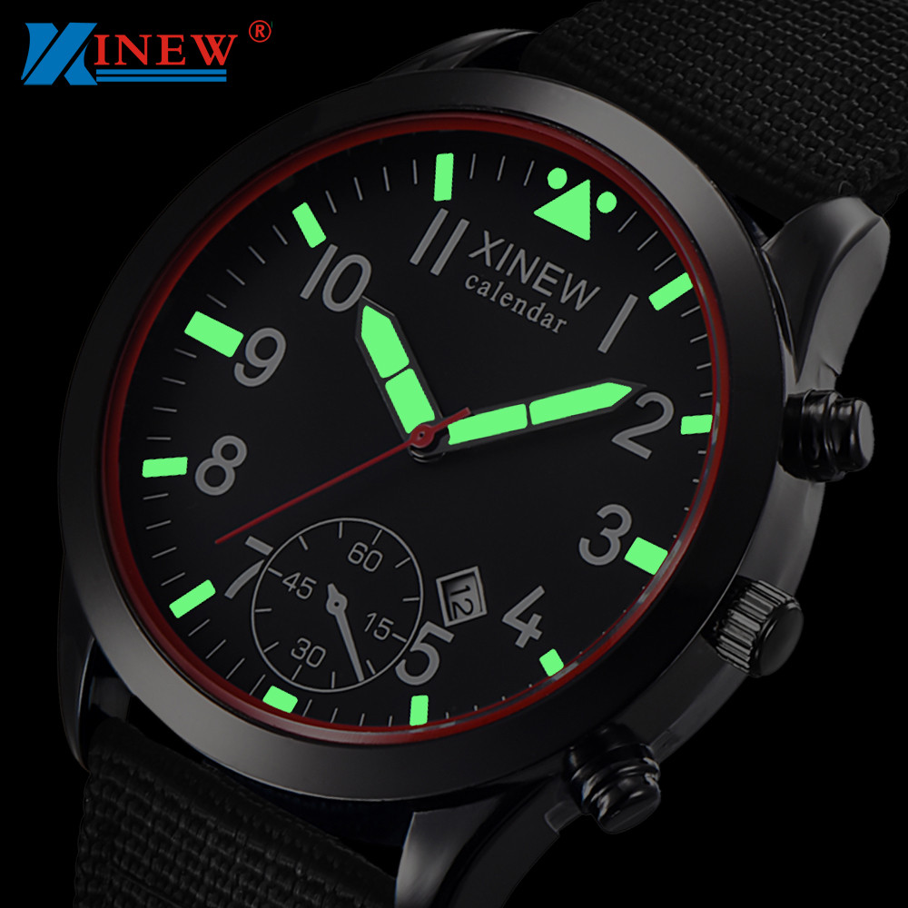 Zegarki XINEW 2020 moda męska  – Canvas Strap Watch recenzja i cena