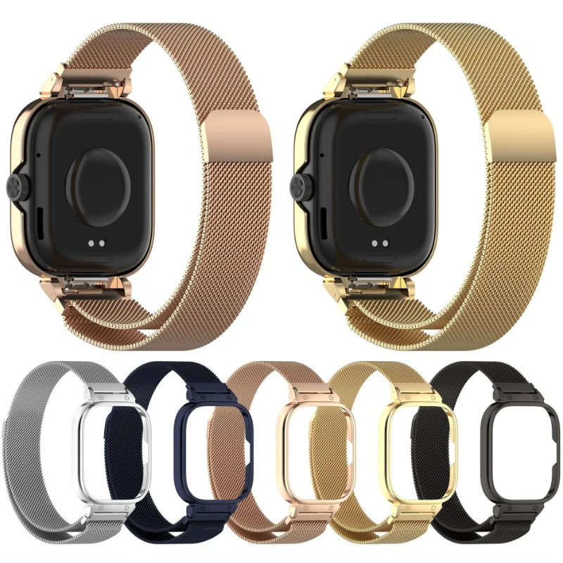 Metalowa obudowa + pasek z pęt – Milanese Loop Magnetic recenzja i cena
