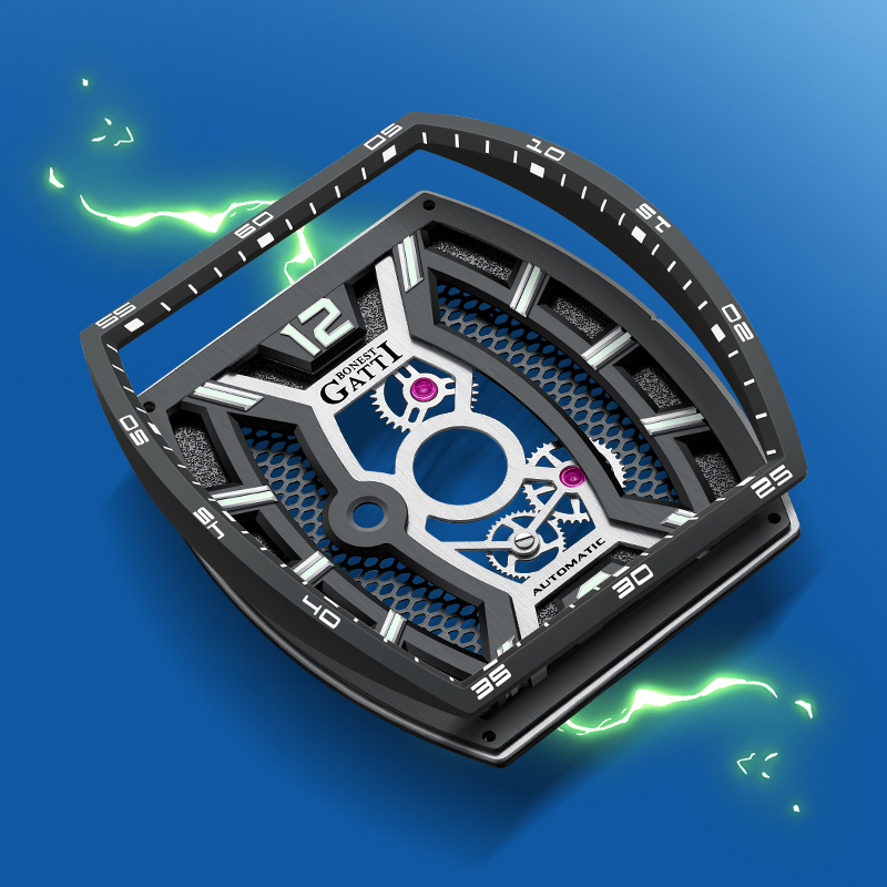 Zegarek męski BONEST GATTI Ger – Rubber Strap Diver recenzja i cena