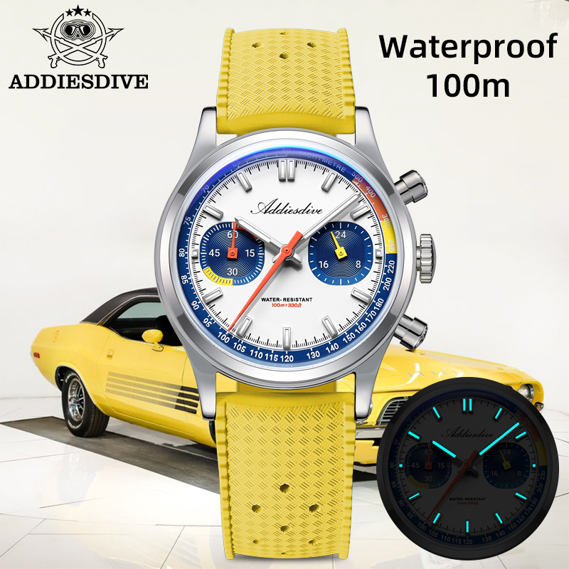 ADDIESDIVE Męskie zegarki kwar – Rubber Strap Diver recenzja i cena