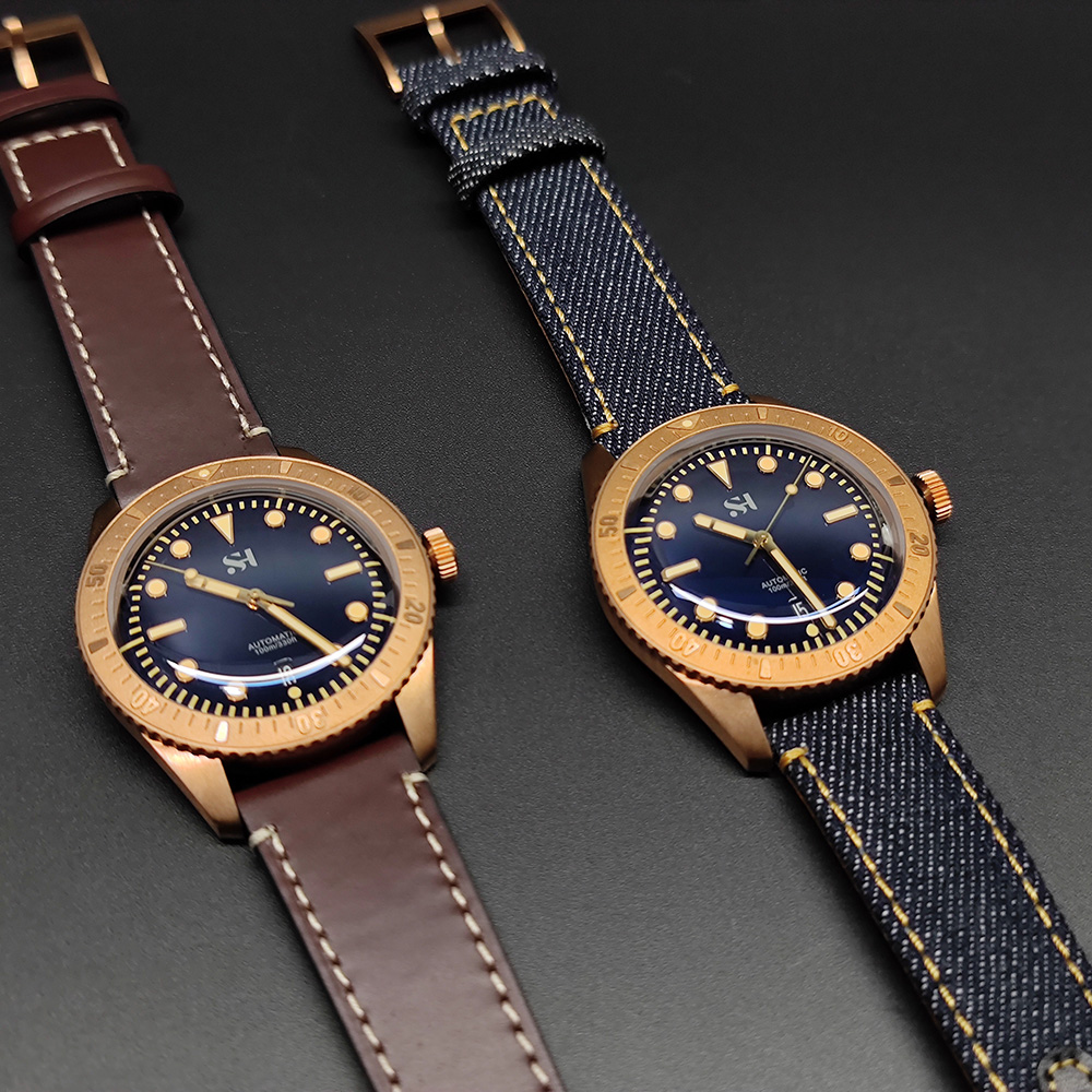 42mm brązowy męski zegarek mec – Canvas Strap Watch recenzja i cena