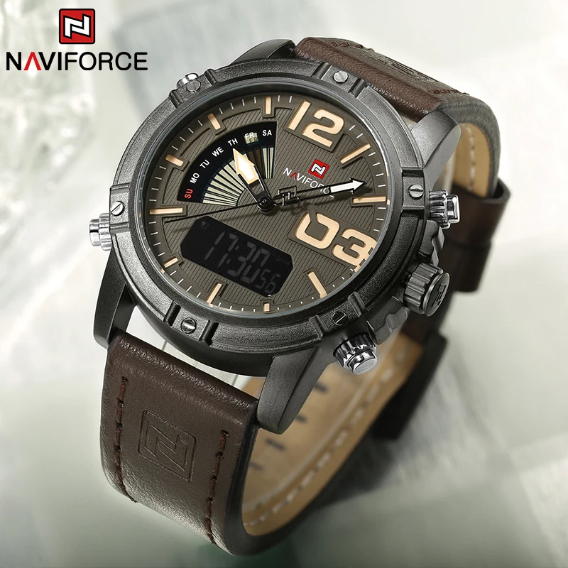 Zegarek męski NAVIFORCE, topow – Leather Watch Band Men recenzja i cena