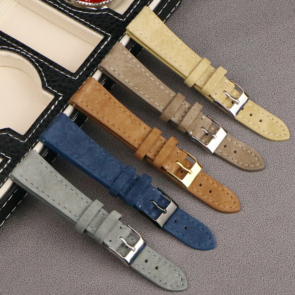 Wysokiej jakości skórzany zams – Suede Strap Watch recenzja i cena