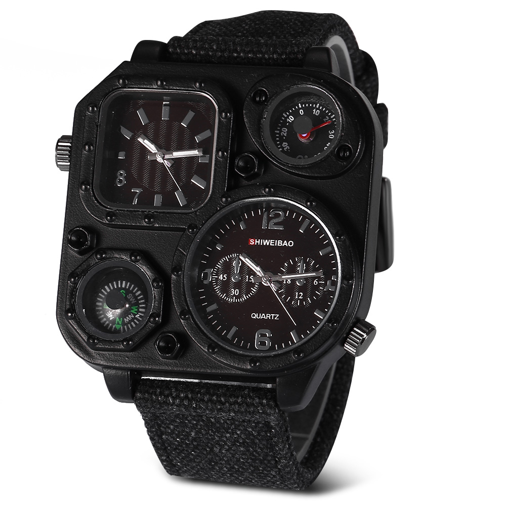 Męskie zegarki kwarcowe Top ma – Canvas Strap Watch recenzja i cena