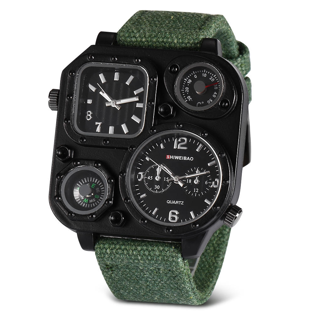 Męskie zegarki kwarcowe Top ma – Canvas Strap Watch recenzja i cena