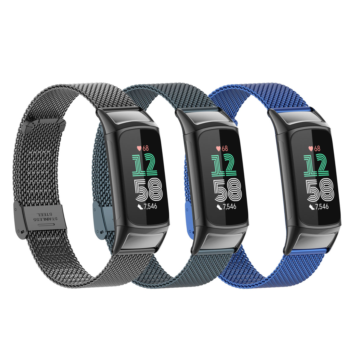 Pasuje do Fitbit Charge 5/6, p – Mesh Strap Metal recenzja i cena