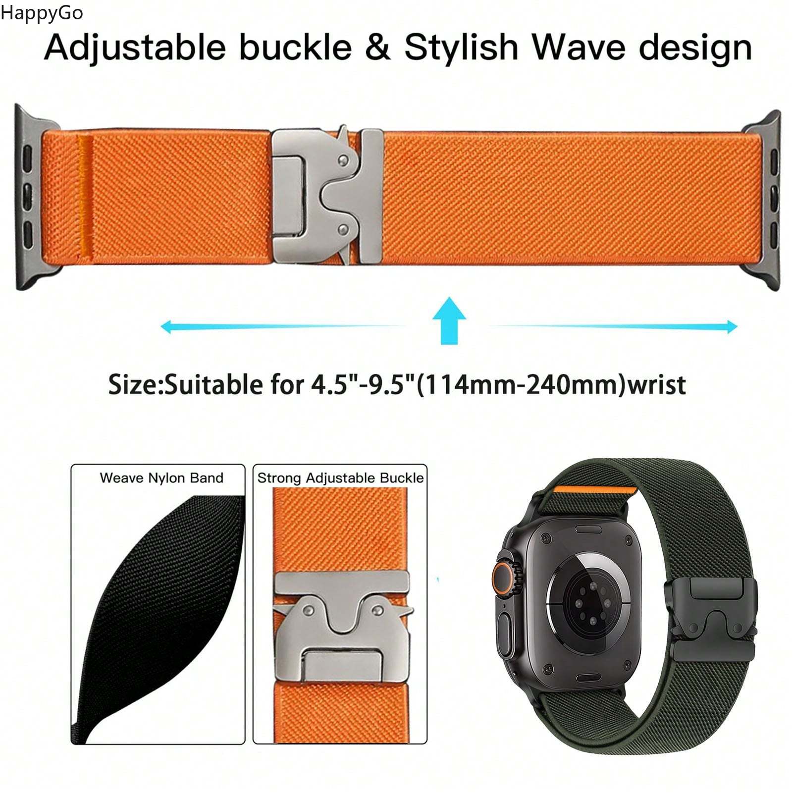 Szeroki, elastyczny nylonowy p – Parachute Strap Elastic recenzja i cena