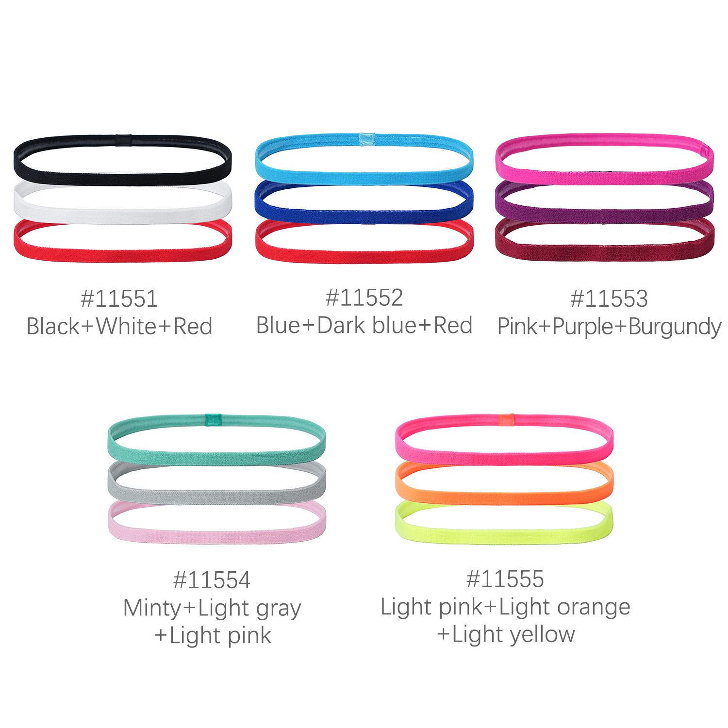 3 szt. Antypoślizgowa sportowa – Silicone Band Women recenzja i cena