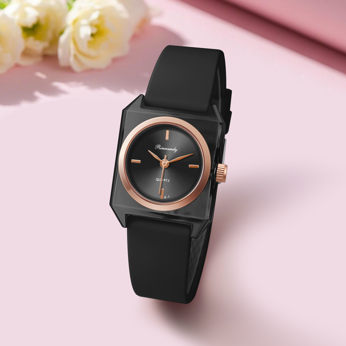 Prosty damski zegarek z siliko – Silicone Band Women recenzja i cena