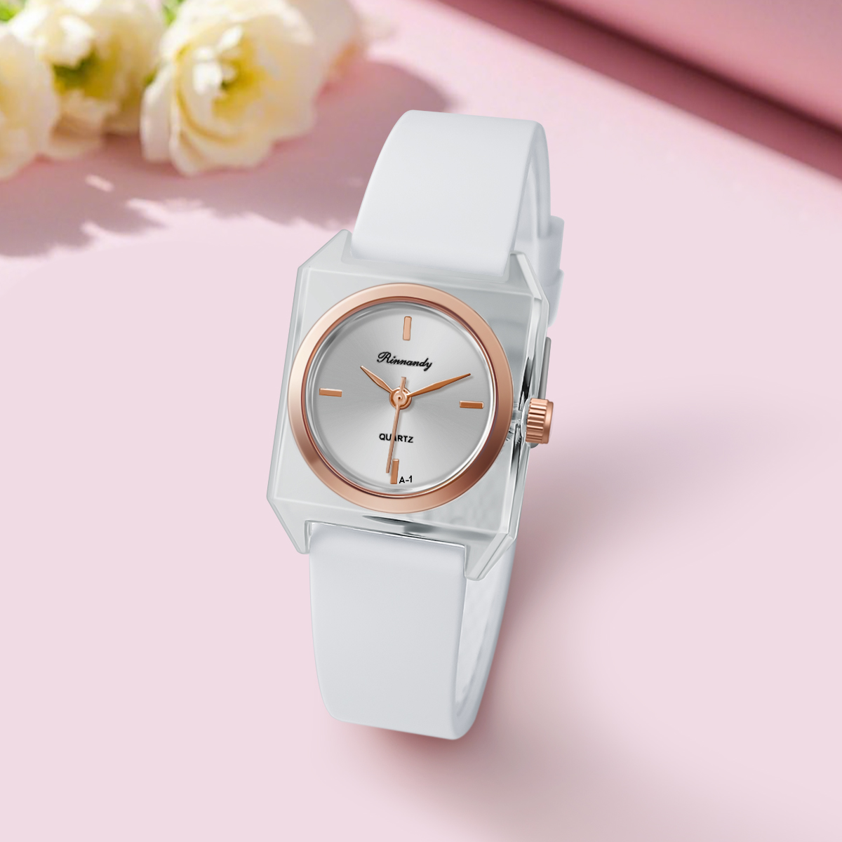 Prosty damski zegarek z siliko – Silicone Band Women recenzja i cena