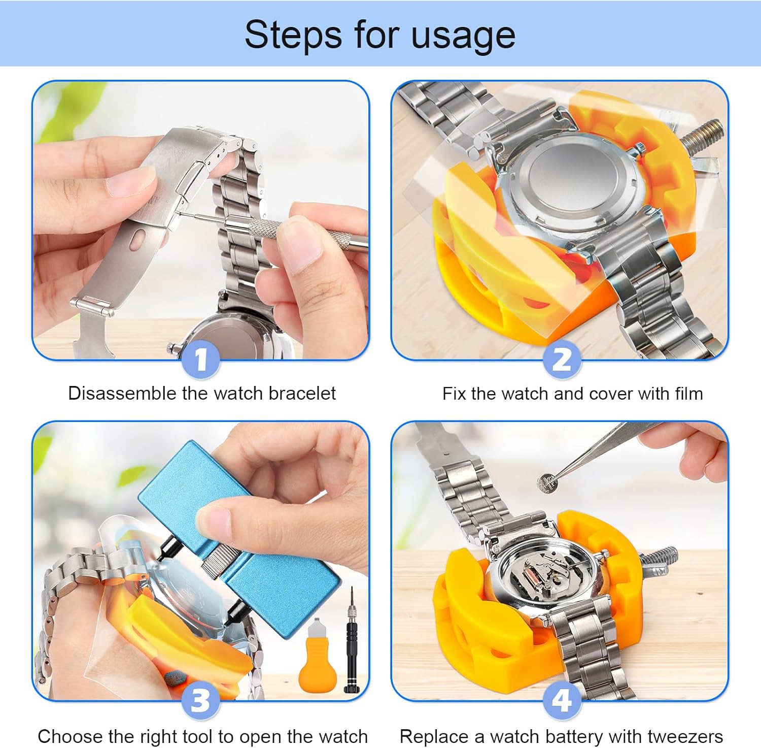 32 szt. Bateria zegarka zestaw – Spring Bar Tool Set recenzja i cena