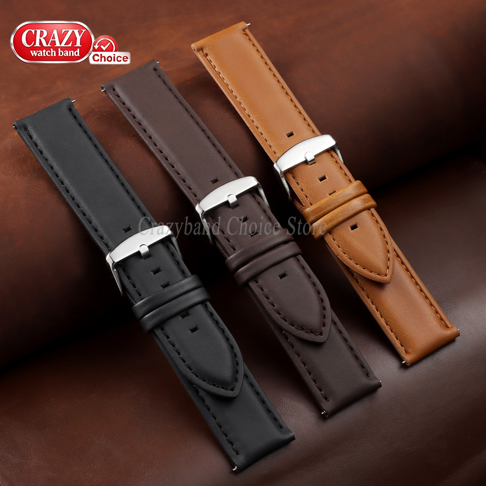 Pasek do zegarka ze skóry bydl – Leather Strap Quick Release recenzja i cena
