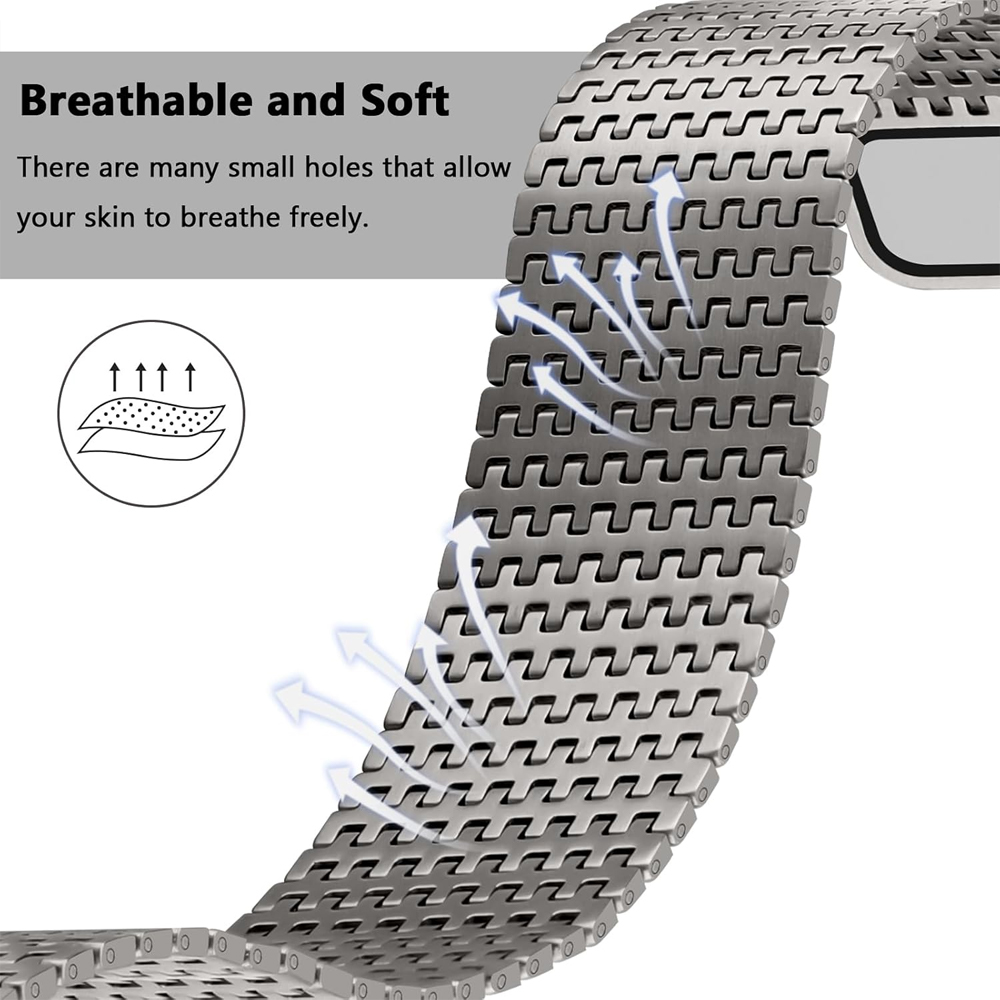 Pasek z pętlą tytanową do pask – Milanese Loop Magnetic recenzja i cena