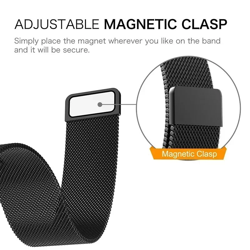 Pasek Milanese Loop 20mm 22mm  – Milanese Loop Magnetic recenzja i cena