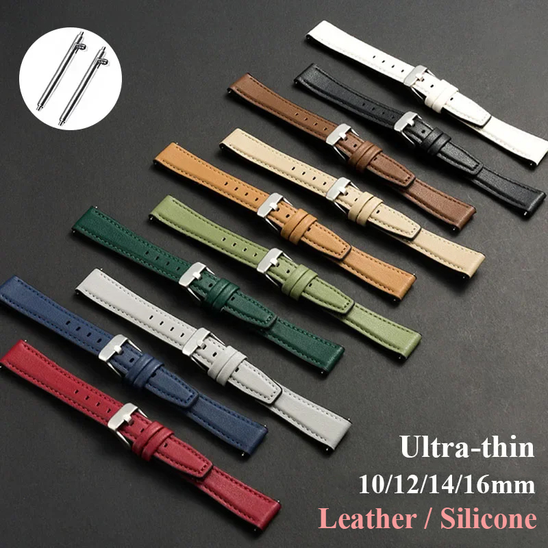 Ultracienki skórzany pasek do  – Suede Strap Watch recenzja i cena