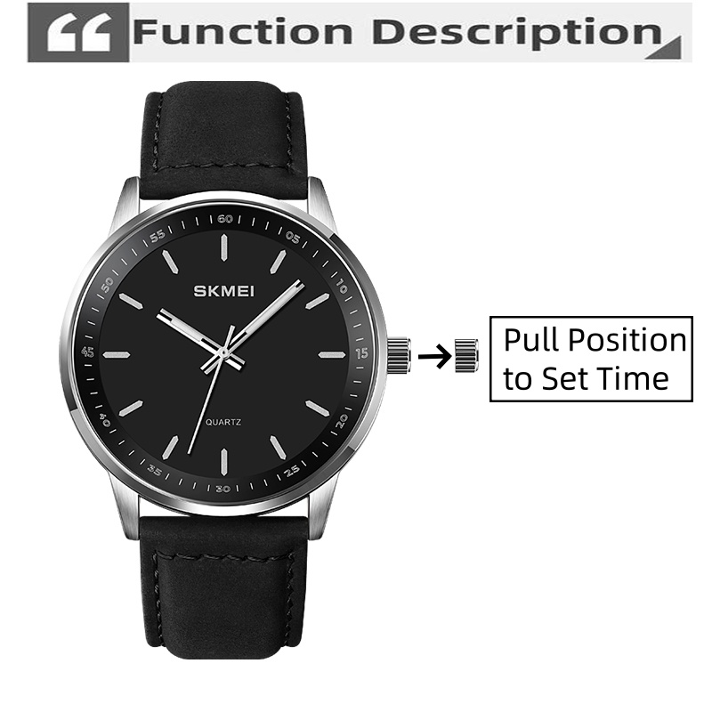 Skmei oryginalne markowe zegar – Leather Watch Band Men recenzja i cena